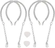 [GALPADA] 2 Pairs Adjustable Shoe Straps Detachable Ankle Straps For High Heels Anti-loose Shoelaces For Women High Heel Shoe Accessories