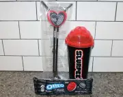 NEW Coca Cola Zero Sugar Oreo Limited Edition Slurpee Cup-Lid-Straw-4ct Cookies