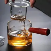 Glass Teapot Kettle Removable Clear Infuser 17oz for Tea