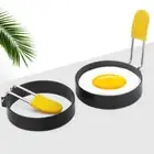 2Pcs Egg Cooking Rings Stainless Steel Pancake Mold For Frying Eggs Egg Mold