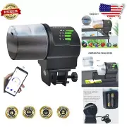 Compact WiFi Fish Feeder with Easy Schedule, Ideal for Aquarium & Turtle Tanks