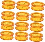FIXOSHEE 12pcs Scissors Silicone Ring Puppy Grooming Kit Washer Shear Ring Mini Clippers for Dogs Dog Grooming Tools Paw Trimmer for Dogs Accessory Rubber Ring Dog Grooming Kit Silica Gel