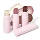 3PCS Cream Blush Highlighter Bronzer Contour Stick, Face Make up Kit Sticks f...