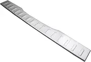 CHROMEMASTER | Load Sill Guard; Rear Bumper Protector | Compatible with Mercedes Vito V-class W447 2014- | Brushed stainless steel, matt silver | Protective Strip Secures the Rear Bumper from Damage