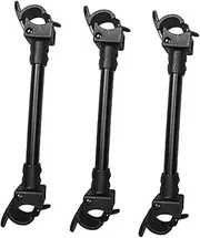 Generic 3pcs Double Stroller Connector Kit Lightweight Tube Linkers Buckle Effortless Attachment for Twin Pushchairs Compatible with Stroller Brands