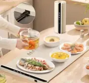 Electric Warming Tray Foldable, Portable Roll Up Food Warmer Mat 3 Temp Settings