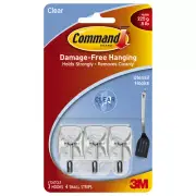 NEW 3M Command Clear Utensil Hooks By Spotlight
