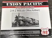 Union Pacific Prototype Locomotive Photos 2-8-2 Mikado Volume 32 New