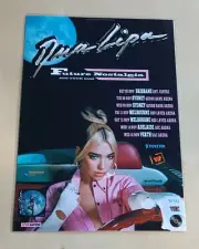 DUA LIPA - 2022 AUSTRALIA TOUR - FUTURE NOSTALGIA LAMINATED PROMO TOUR POSTER