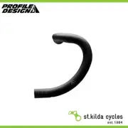 Profile Design Drop Bars - DRV/AEOROA 105 Drive 122 Drop - 40cm - Matte Black