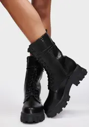 Night Take A Hike Combat Boots