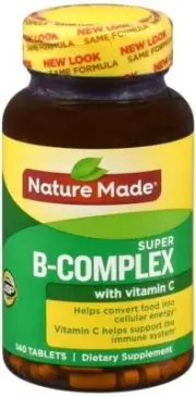 Nature Made Super B-Complex with Vitamin C & Folic Acid, 140 Tablets