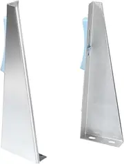 2Pcs Water Heater Wall Mount Brackets Durable Wall Hanging Stand for Home Use Polished Surface Strong Load Bearing Support Resistant Design