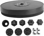Abaodam 1 Set Solar Water Fountain with LED Light Solar Floating Fountain for Garden Pool Decoration Outdoor Water Feature for Bird Bath Fish Tank Black