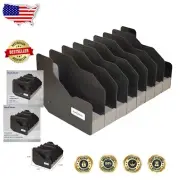Lightweight Kydex Gun Storage Organizer for Up to 12 Pistols, USA Crafted
