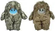 Multipet Yeti Betty Plush Monster with Squeaker Assorted Color Dog Toy (10")-