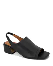 Gentle Souls by Kenneth Cole Women's Penny Sling Back Low Block Heel Sandals