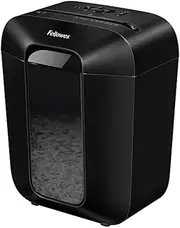 [Fellowes] S0230026 Micro Cut Paper Shredder LX45, 17 L, 4 x 37 mm, 8 Sheets, Black