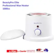BEAUTYPRO ELITE PROFESSIONAL WAX HEATER 1000CC STRIP or HOT WAX POT 1Lt