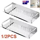Bath Shower Shelf Shampoo Holder Basket Storage Rack Organiser Caddy Stainless