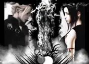 Final Fantasy 7 - Cloud and Tifa - iron on transfer 5x8