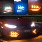 Led Fog Light For Honda Civic Hatchback 3-Color Day Running Light Turn 2017-2021 (for: Honda Civic)