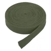 3/4"(2cm) 10 Yards Cotton Twill Tape Cotton Ribbons Bias Binding Tape Moss Green