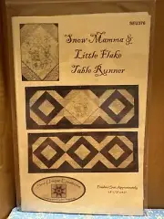 Snow Mamma & Little Flake Table Runner