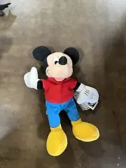 NWT MATTEL DISNEY 10" Mickey Mouse Star Bean Bag Plush 1999 RARE C5
