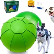 Herding Ball for Dogs, Dual Layered Herding Dog Ball Set for Australian Shepherd, Cattle, Collie, for Dog, Dog Agility Equipment-Free Training Book