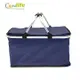Conalife 超輕量摺疊便攜保溫野餐籃 購物籃（1入）- 深藍