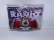Rare Red Curtis Portable AM/FM Radio Model # RC134 - A13