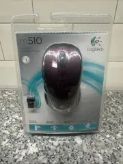 Logitech M510 Wireless Mouse - Purple - PC & MAC w/Unifying Receiver Brand New