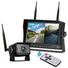 Digital Wireless 7" Quad Monitor DVR 1080P AHD Reversing Camera 12-24V Truck RV