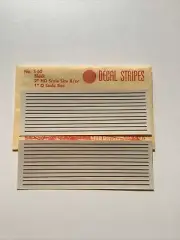 Champ Decals Stripes HO Scale S-60: Black 2” HO Or 1” O Scale H-3