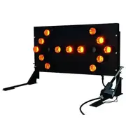 Vehicle Mount B Size Arrow Board 15 LEDs, Single Sided