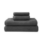 Bambury Angove Bath Towel Range - Charcoal - Set of 2 Bath Sheet