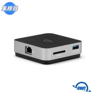 【OWC】USB-C TRAVEL DOCK E(USB-C、USB-A、SD Card、Gigabit 乙太網、HDMI 隨身 USB-C 擴充座)