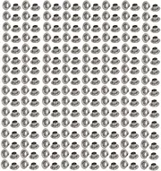 [Generic] XYWHPGV 500pcs 4mm Inner Dia 201 Stainless Steel Eyelet Grommets Kit w Washer for Leather Canvas Clothes Shoes(d7da7 d9973 fc01d b83ec 57b27 33e8f