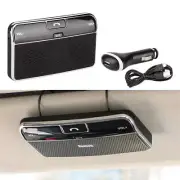 Wireless Bluetooth Handsfree Speaker Phone MP3 Car Kit Sun Visor Clip Drive