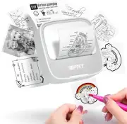 iDPRT Portable Sticker Maker Machine with 1 Roll Sticker Paper Mini Printer E...