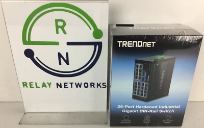 NEW TRENDNET TI-G262 26-port Hardened Industrial Gigabit DIN-Rail Switch