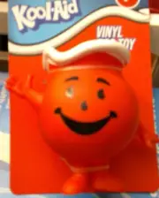 Kool-Aid Vinyl Squeaky Chew Dog Toy Kool Aid Man APPROX 4 INCHES IN HEIGHT
