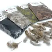 HUNGARIAN PARTRIDGE FEATHERS - Hareline Fly Tying Premium Soft Hackle Wet NEW!