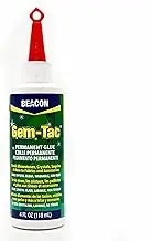 Beacon Gem-Tac Permanent Adhesive, 4-Ounce