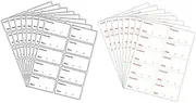 Tofficu 200pcs Removable Food Date Labels for Containers Stickers for Fridge Organization Stickers for Food Storage Easy to Write Strong Adhesive