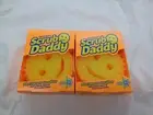 2 pks The Original Scrub Daddy Sponge Scratch Free odor resistant clean