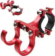 Hard Hat Hook for Motorcycle Handlebar,Hard Hat Stand - Dual Hook, Aluminum Alloy Hook, Hard Hat Organizer for Scooters and Motorcycles