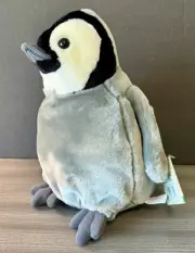 NWT Wild Republic Cuddlekins Babies Plush Emperor Penguin Stuffed Animal 12”