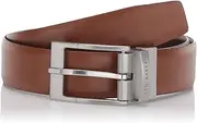 [TED BAKER] Connary Reversible Prong Buckle Belt - Natural